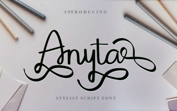 Anyta: A Handwritten Font That Elevates Branding