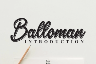 Balloman: A Script Font That Elevates Your Brand