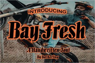 Bay Fresh: A Handwritten Font for Modern Marketing