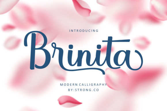 Brinita: A Script Font That Elevates Campaign Design