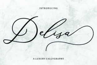 Delisa: A Sweet and Modern Handwritten Font for Branding