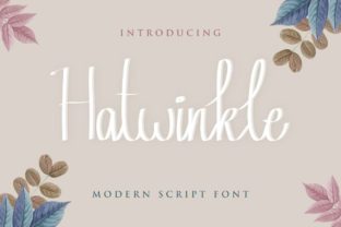 Discover the Charm of Hatwinkle: A Versatile Script Font for Editorial Design