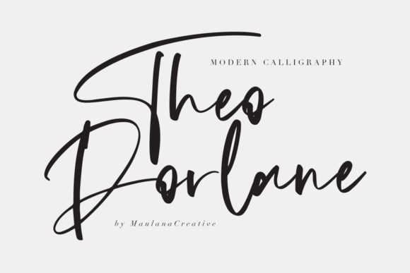 Font Choice That Speaks Volumes: Theodorlane in Action