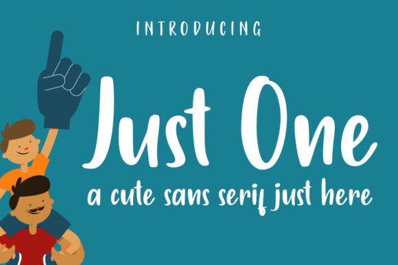 Just One: A Script Font for Modern Branding