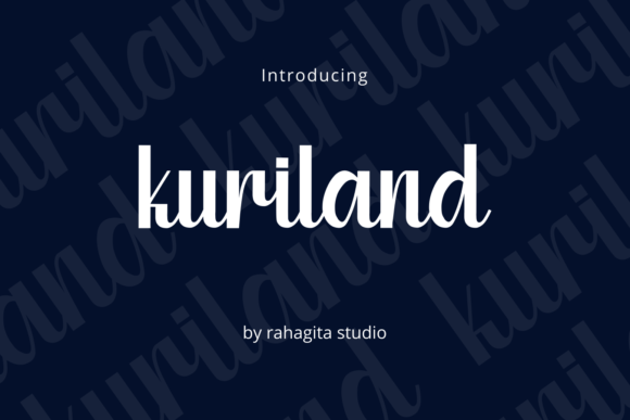 Kuriland: A Timeless Script Font for Editorial Elegance