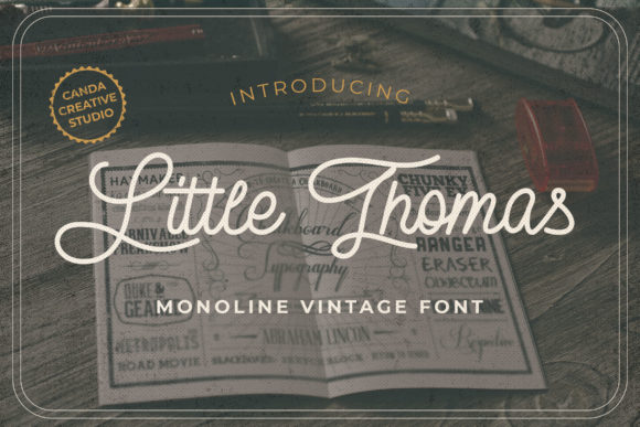 Little Thomas: A Vintage Handwritten Font for Editorial Elegance