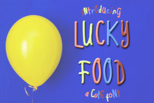 Lucky Food: A Script Font for Dynamic Digital Campaigns