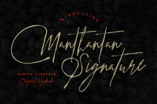 Manthantan Signature: A Script Font for Bold Branding