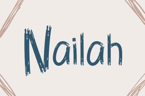 Nailah: A Handwritten Font for Warm and Friendly Editorial Design