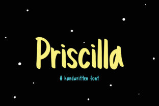 Priscilla: A Handwritten Font for Warm Editorial Design