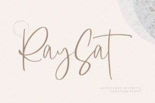 Raysat: A Timeless Script Font for Crafters and Designers