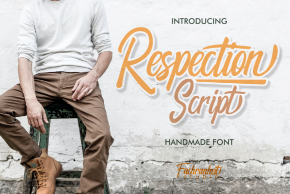 Respection: A Handwritten Font for Warm and Friendly Editorial Design