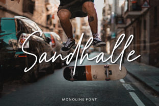 Sandhalle: A Handwritten Font for Modern Editorial Design