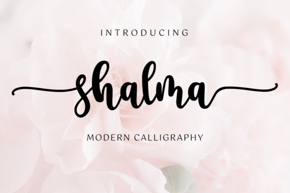Shalma: A Handwritten Font for Editorial Elegance