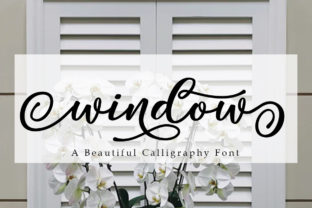 Window Font for Editorial Design and Content Creation